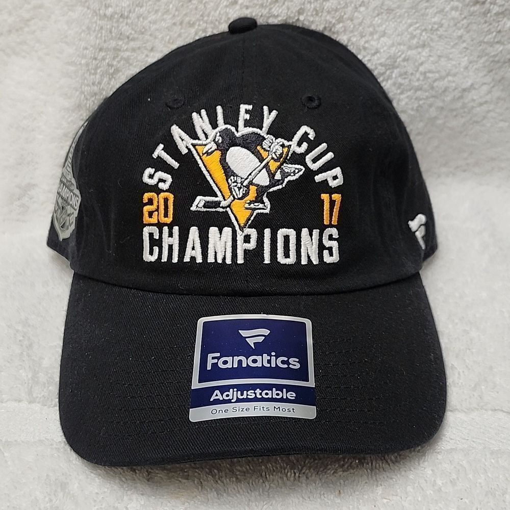Fantatics Pittsburgh Penguins 2017 Champions Sliderback Hat - New